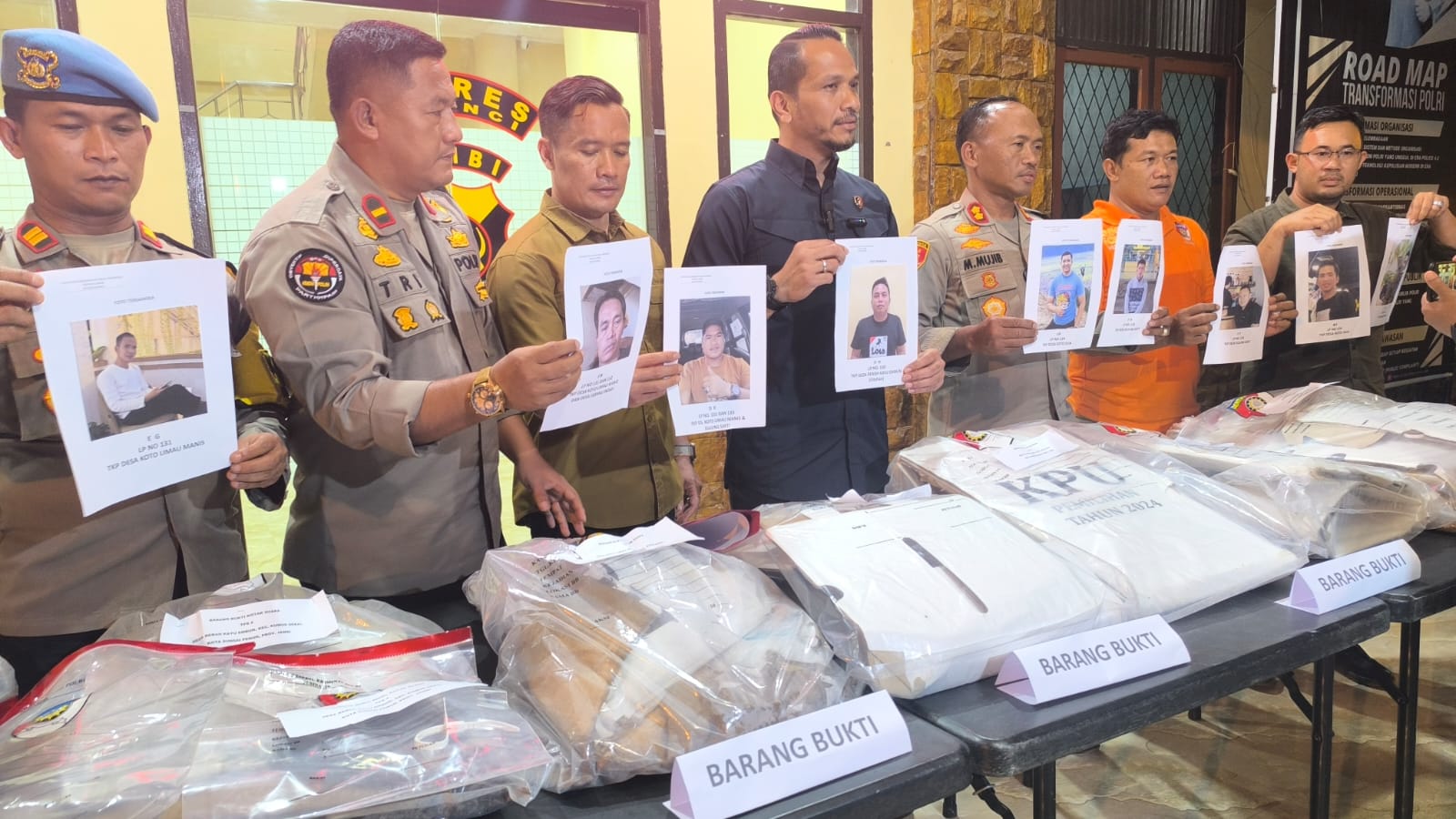 Polda Jambi ungkap motif pelaku pengrusakan kotak suara di Kota Sungai Penuh (dok/humas Polda jambi)