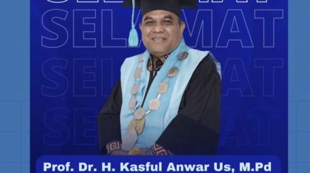 Prof. Dr. H. Kasful Anwar Us, M.Pd dilantik sebagai rektor UIN STS Jambi (dok/istimewa)