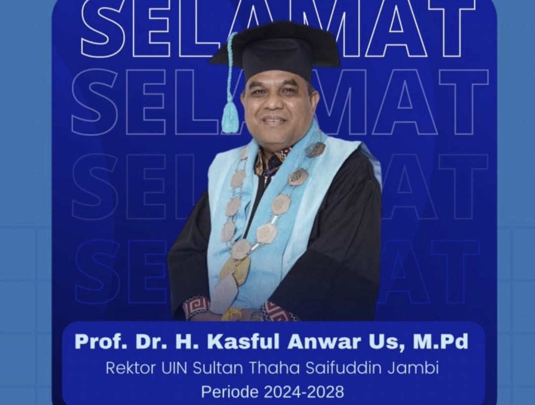 Prof. Dr. H. Kasful Anwar Us, M.Pd dilantik sebagai rektor UIN STS Jambi (dok/istimewa)