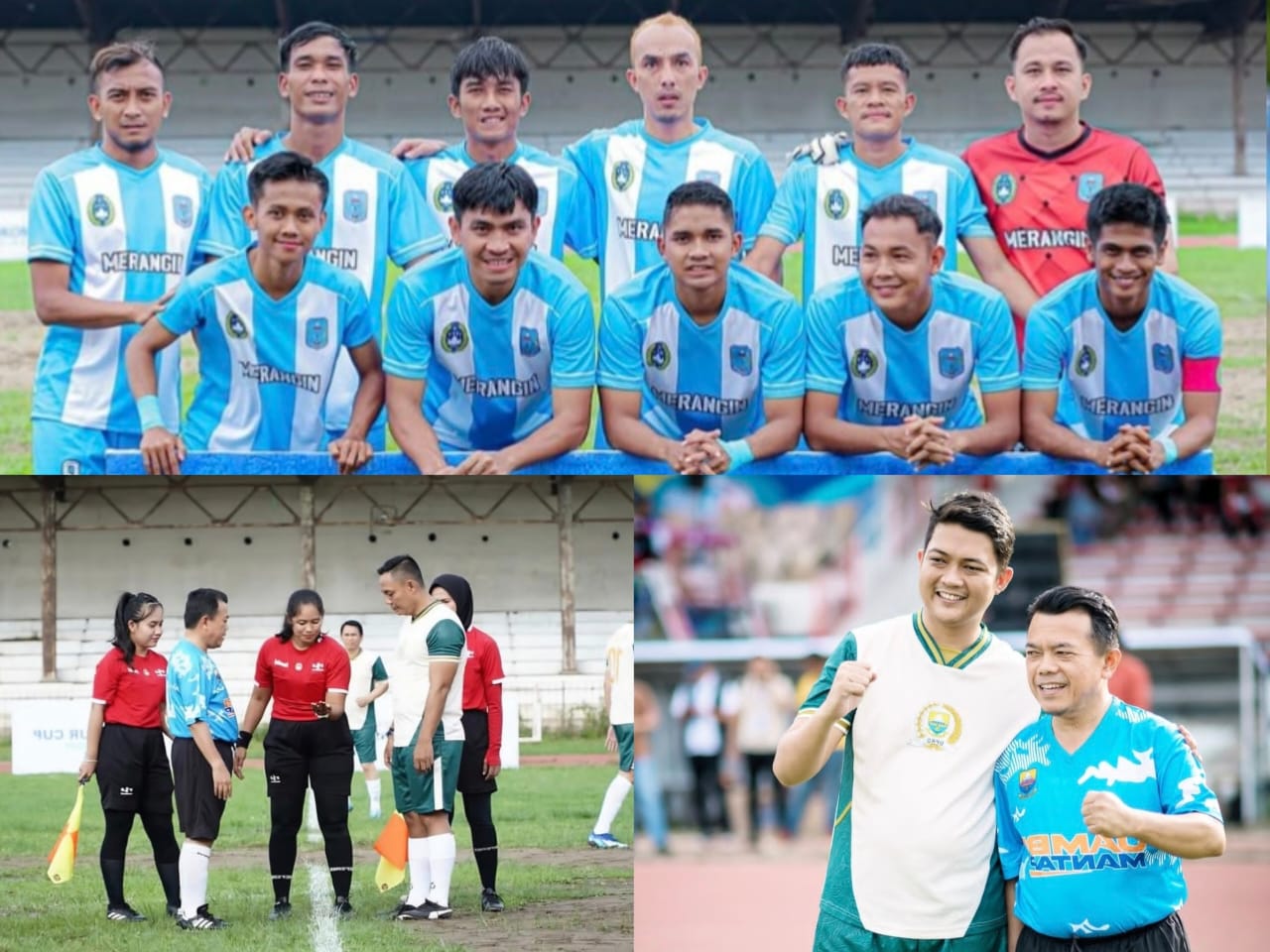 Ketua DPRD Provinsi Jambi, M Hafiz Fattah dan Ketua Komisi IV DPRD Provinsi Jambi Samsul Riduan akan jagokan Merangin di final Gubernur Cup Jambi tahun 2025