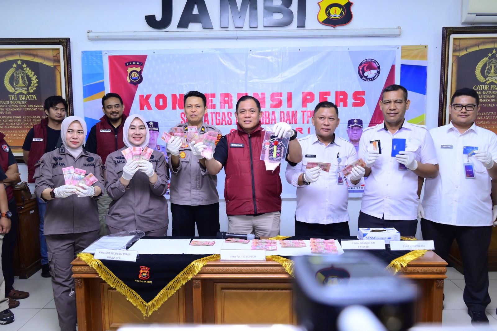 Ditresnarkoba Polda Jambi ungkap kasus jaringan narkoba di lapas kelas IIa Jambi
