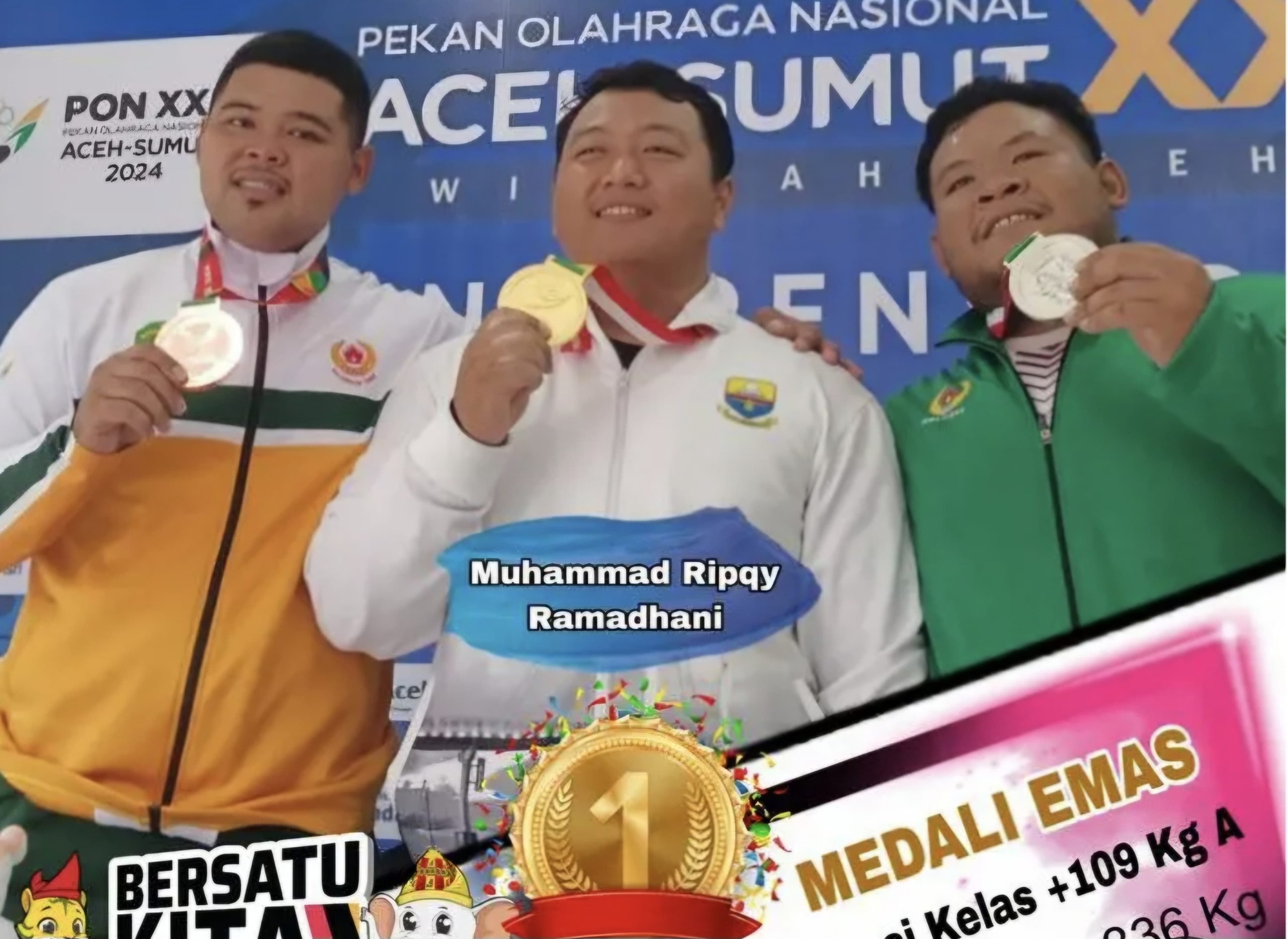 Rifqy, atlet angkat besi peraih medali emas di PON XXI Aceh-Sumut keluhkan bonus dari Pemprov Jambi yang belum cair