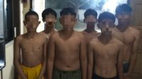 Enam pemuda yang membawa sajam di Jambi diamankan tim gabungan Polda Jambi bersama Polsek Jambi Selatan
