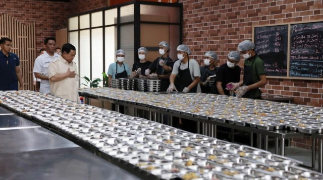 Ilustrasi program makan bergizi gratis di Jambi (poto:@prabowo)