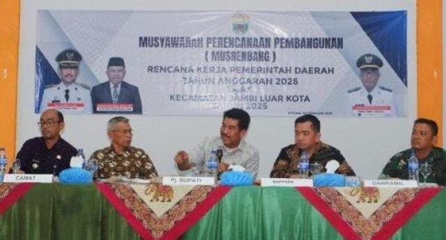 Pj Bupati Muaro Jambi, Raden Najmi buka Musrenbang RKPD tahun 2026