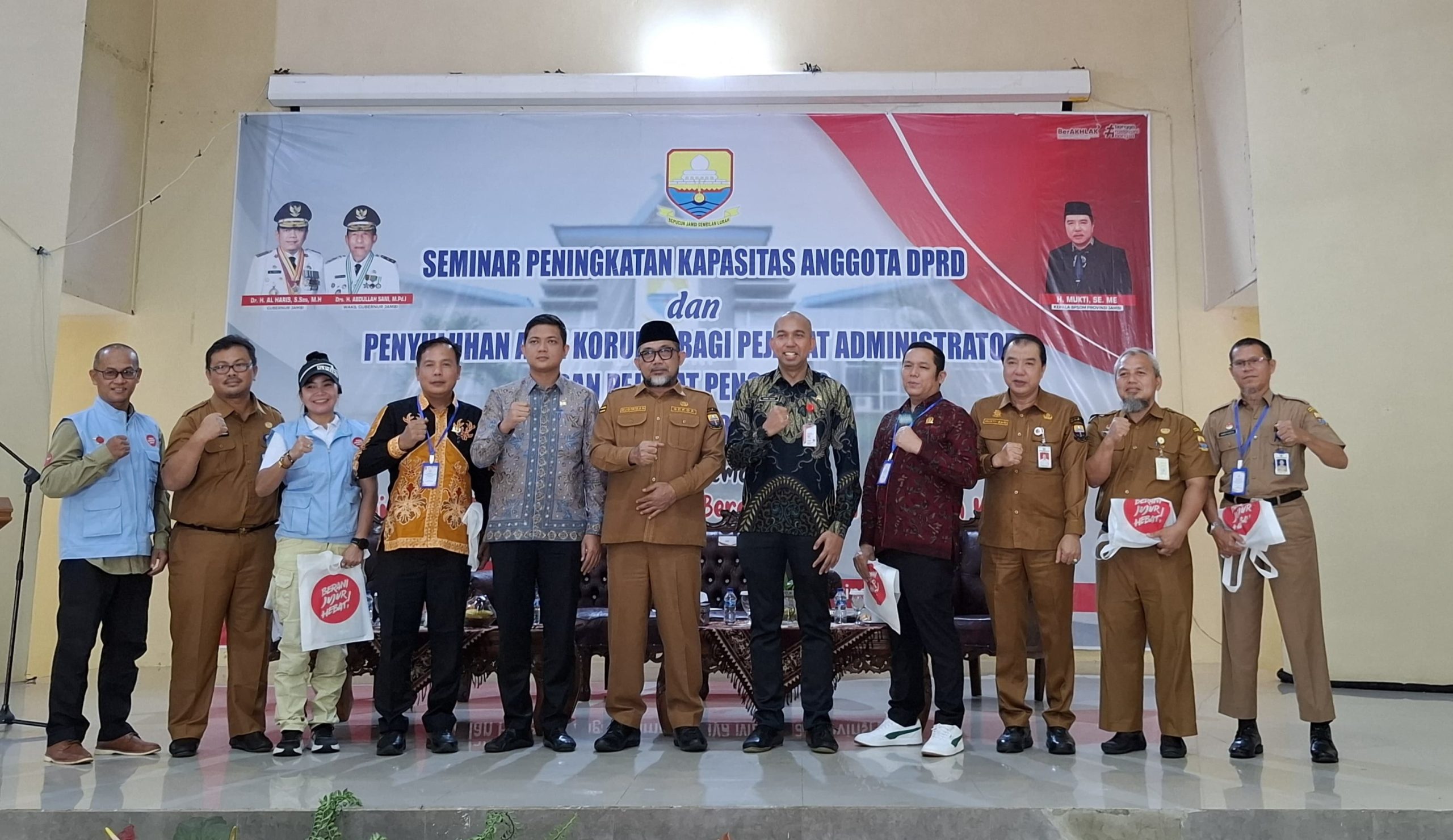 KPK RI sosialiasi bersama DPRD Provinsi dan Kabupaten/Kota se-provinsi Jambi guna mencegah tindak pidana korupsi