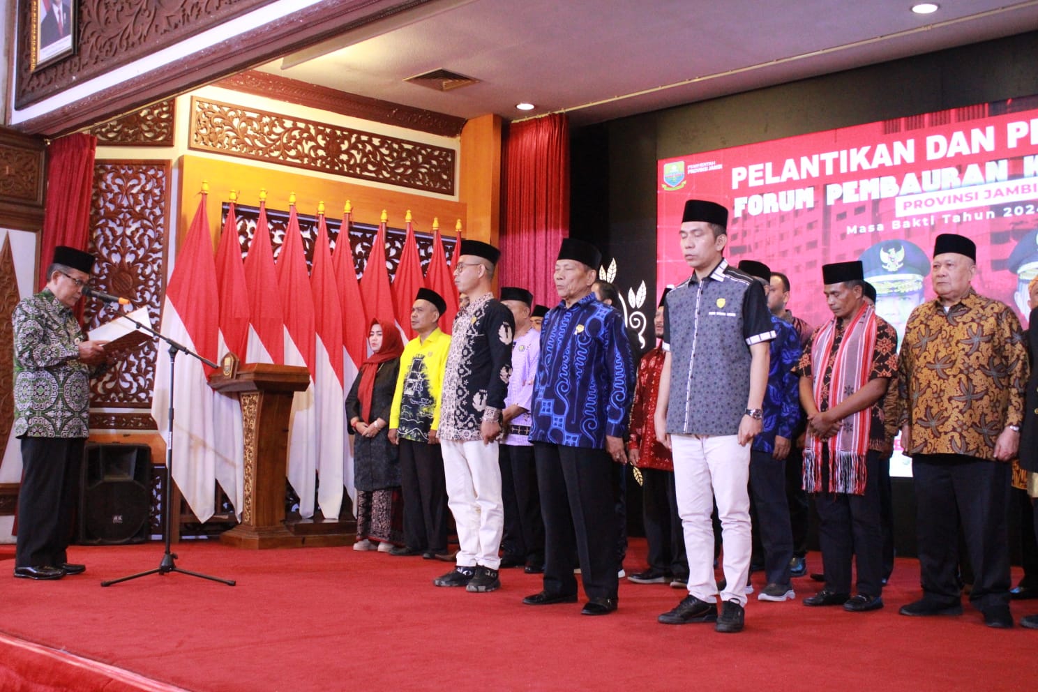Wakil Gubernur Jambi Abdullah Sani kukuhkan Forum Pembaruan Kebangsaan periode 2024-2026