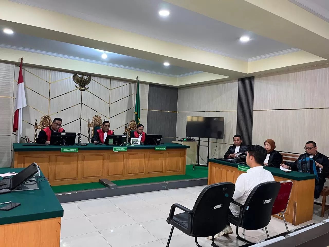 Bos Columbia kasus tindak pidana korupsi Bank Jambi divonis 16 tahun penjara (poto:mjb)