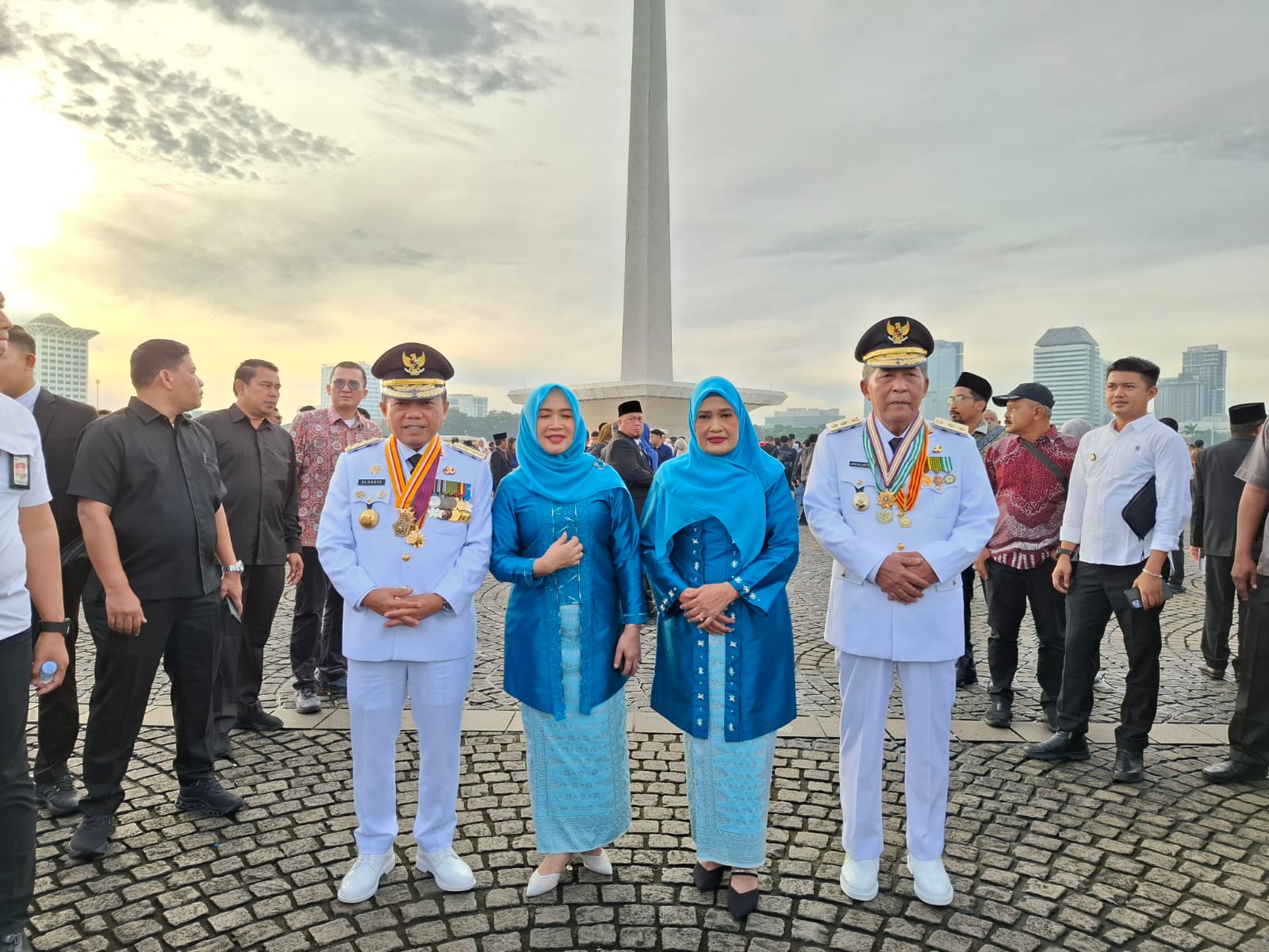 Gubernur dan wakil Gubernur Jambi hadir di Monas jelang pelantikan Kepala Daerah serentak tahun 2025