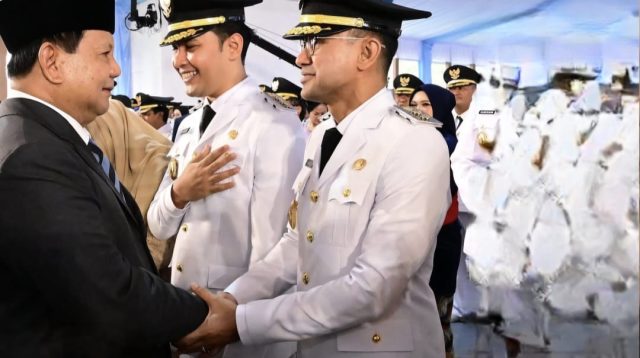 Presiden Prabowo resmi melantik 6 artis menjadi kepala daerah (poto:abiramzi)