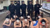Polresta Jambi amankan 9 pemuda yang terlibat dalam kelompok berandalan bermotor di Kota Jambi