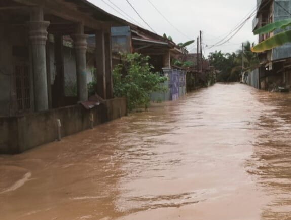 Banjir di perumahan Bougenville Kota Jambi