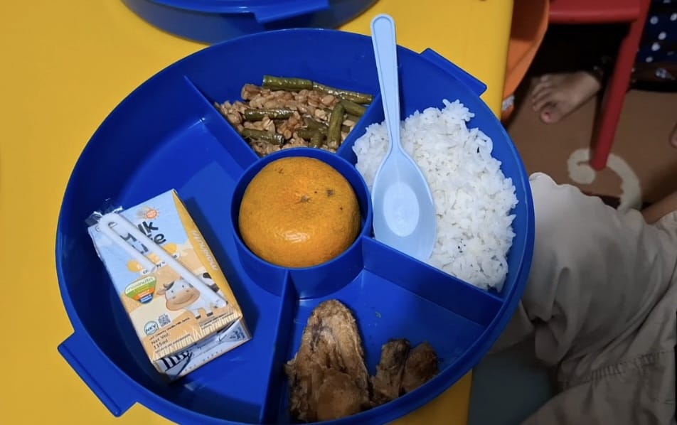 Menu makanan MBG di Kota Jambi