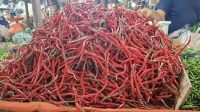 Harga bahan pokok di pasar Angso Duo Jambi melonjak naik jelang bulan ramadhan