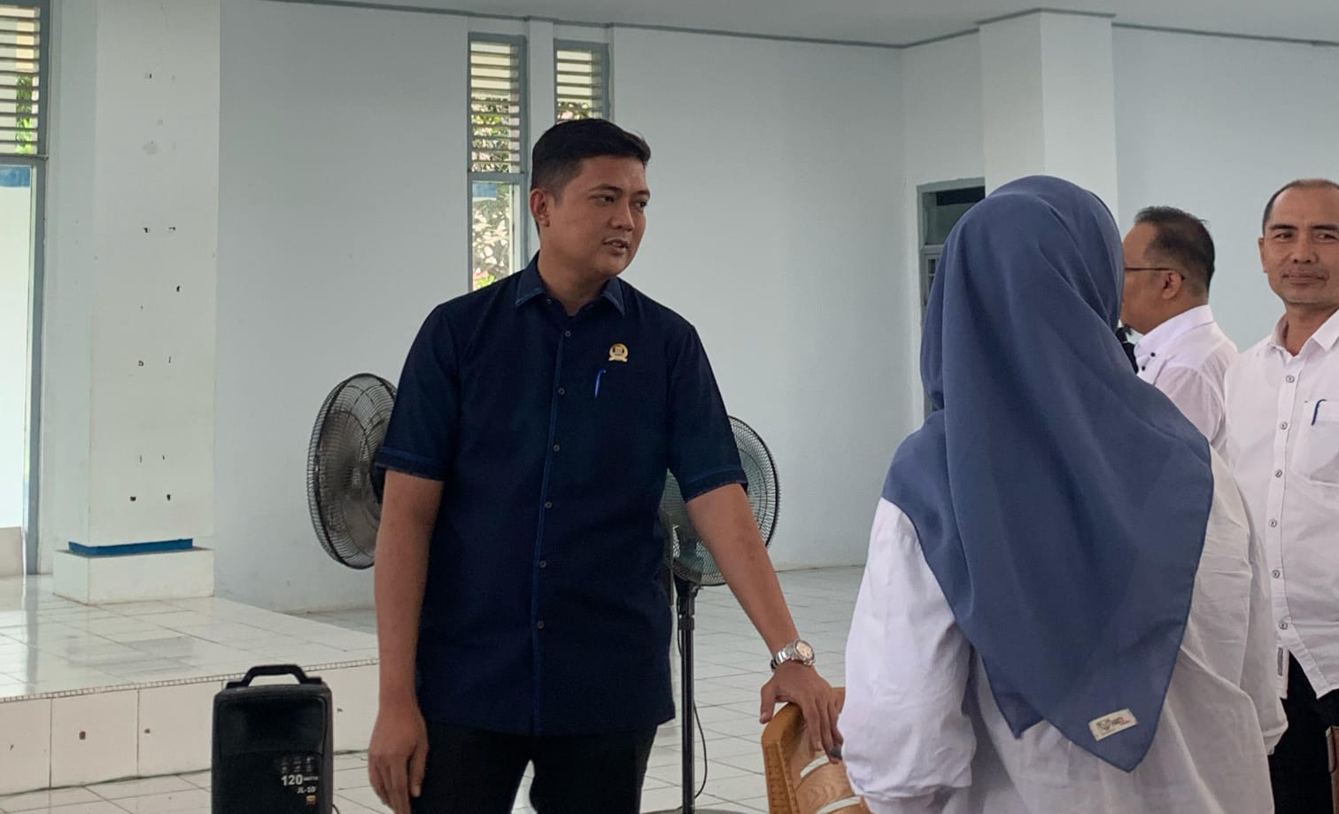 Ketua DPRD Provinsi Jambi tinjau pelaksanaan tes CAT PPDB di SMA Titian Teras