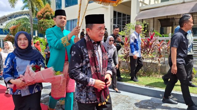 Kedatangan Gubernur dan wakil Gubernur Jambi di Jambi, setelah melaksanakan retreat di AKMIL, Magelang, Jawa Timur