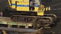 Peralatan pemancang fender jembatan mulai dimobilisasi ke Tembesi