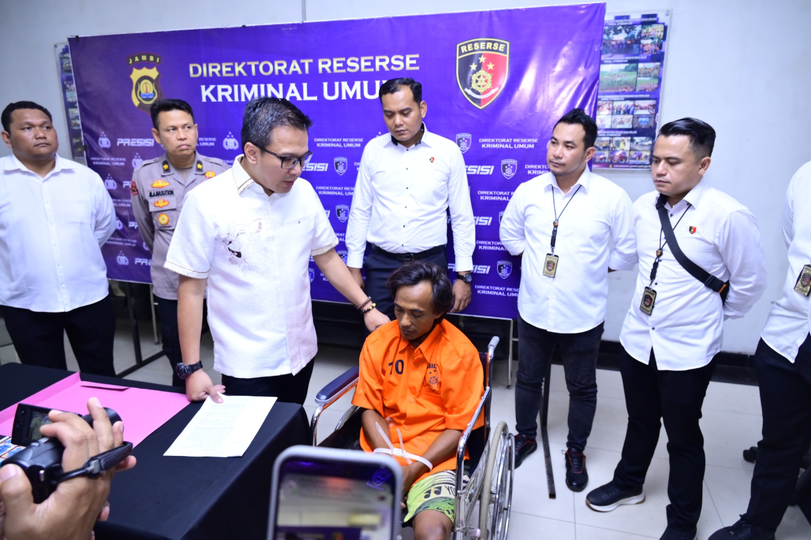 Pelaku kasus pembunuhan sopir travel Matnur di Jambi