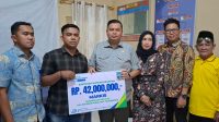 Ketua DPRD Kota Jambi bersama BPJS Ketenagakerjaan salurkan santunan jaminan kematian kepada ahli waris RT