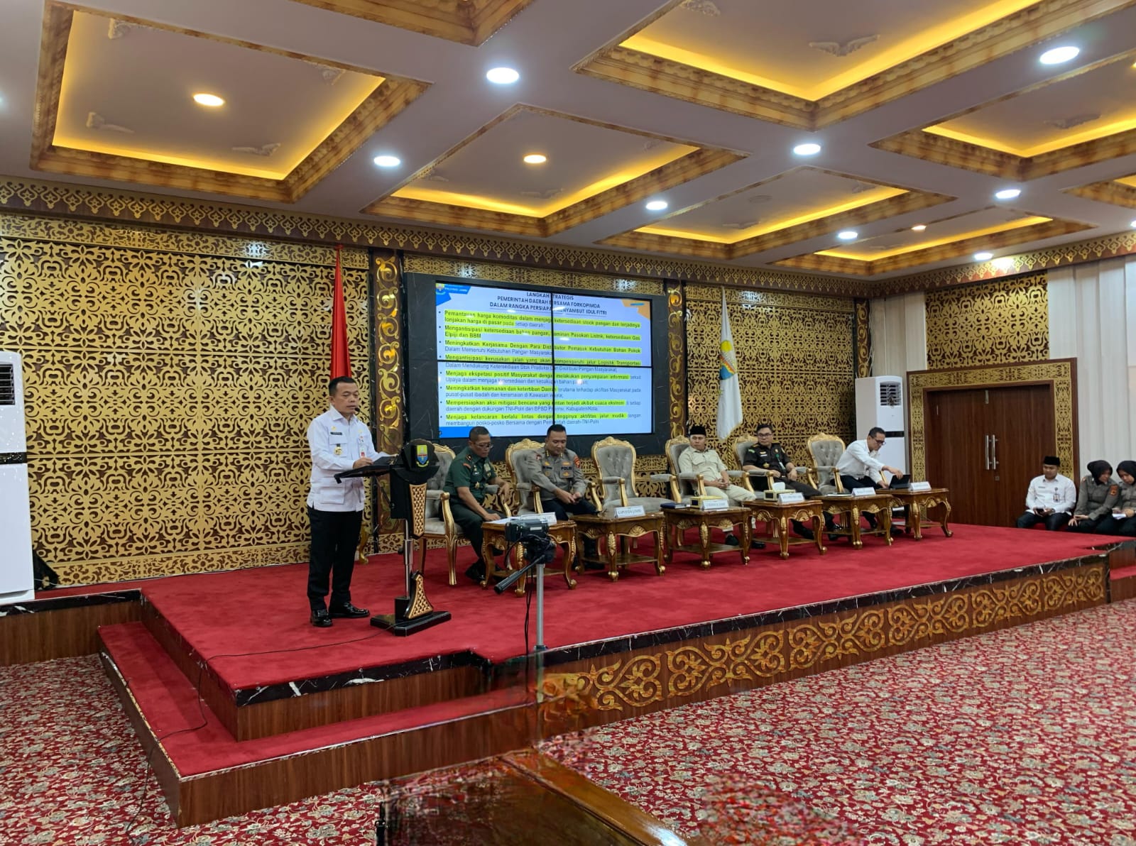 Gubernur Jambi Al Haris pimpin Rakor Lintas Sektoral Forkompinda menyambut Idul Fitri tahun 2025