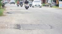 Kondisi jalan Buluran Kenali setelah diperbaiki Dinas PUPR Provinsi Jambi