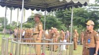 Gubernur Jambi Al Haris pimpin apel perdana pasca libur lebaran Idul Fitri dan Nyepi tahun 2025