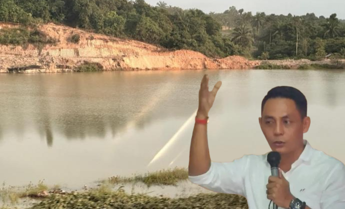 Wakil Ketua ll DPRD Provinsi Jambi, Samsul Riduan menyoroti transparansi penanganan lubang tambang batubara di Desa Koto Boyo, Kabupaten Batanghari