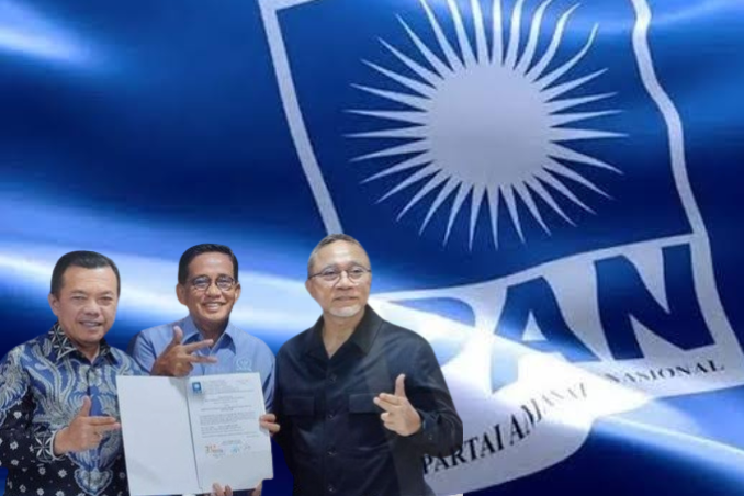 Momen kebersamaan Al Haris, Bakri, dan Zulkifli Hasan (dok/voj)