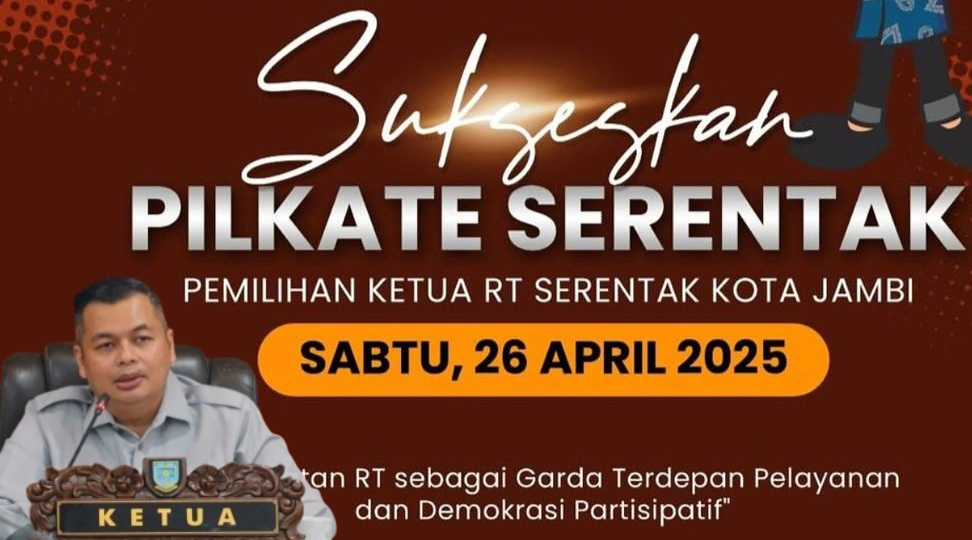 Ketua DPRD Kota Jambi, Kemas Faried Alfarelly ajak warga sukseskan pemilihan ketua RT serentak se-Kota Jambi