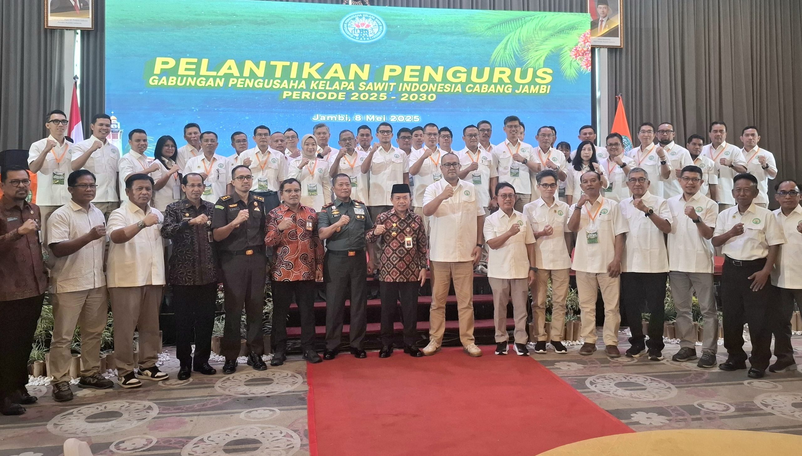 Gubernur Jambi Al Haris hadiri pelantikan pengurus GAPKI wilayah Jambi periode 2025-2030