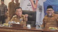 Gubernur Jambi Al Haris bersama Sekretaris Daerah Provinsi Jambi, Sudirman