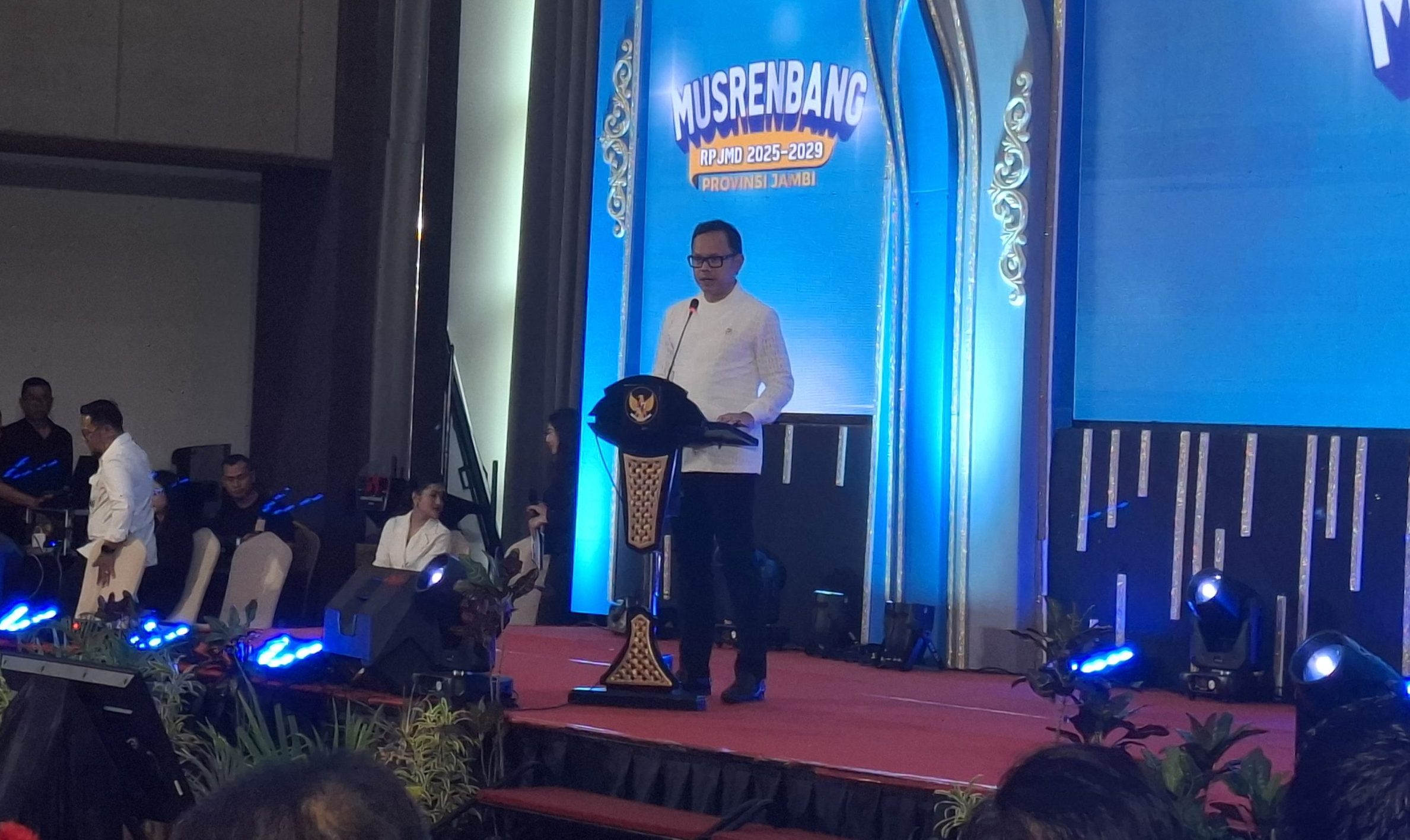 Wamendagri tegur dua Kepala Daerah yang tidak hadir dalam Musrenbang RPJMD Provinsi Jambi 2025-2029