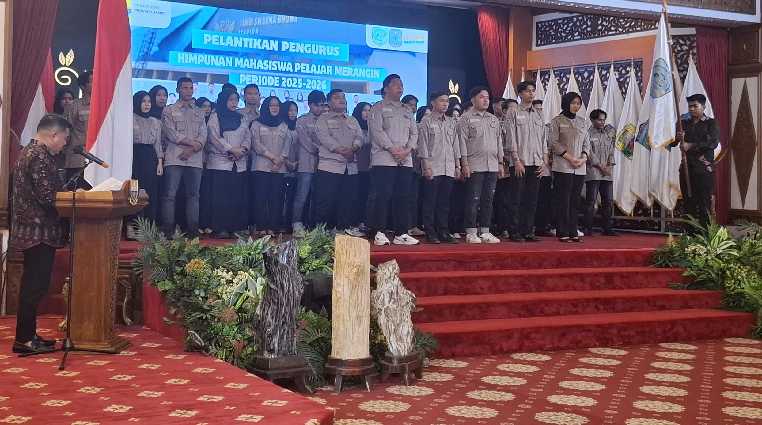 Muzakir lantik pengurus Himpunan Mahasiswa Pelajar Merangin periode 2025-2026