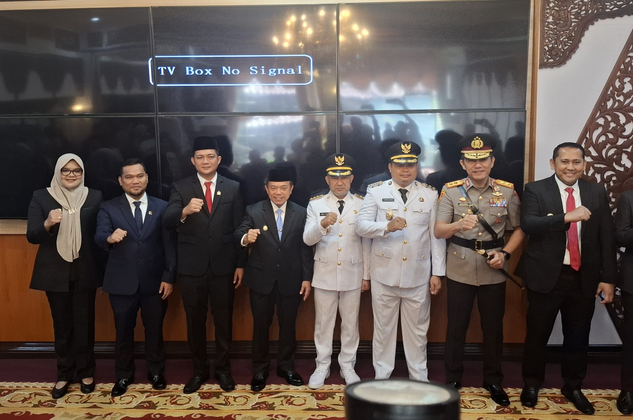 Ketua DPRD Provinsi Jambi, M.Hafiz Fattah menghadiri pelantikan Bupati dan Wakil Bupati Bungo