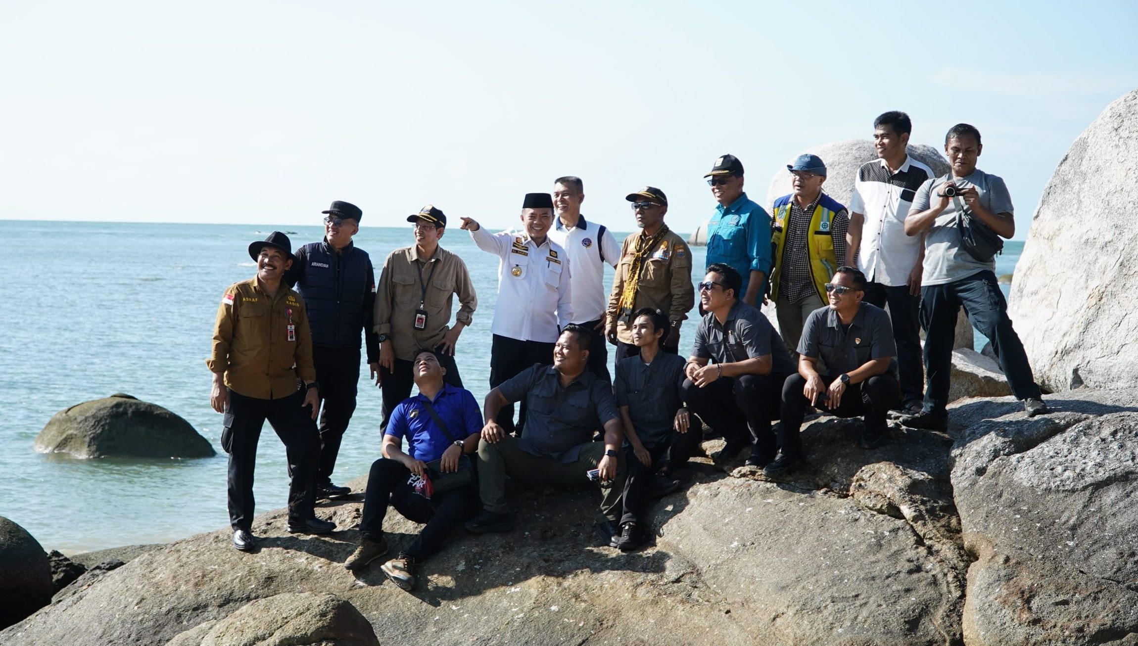 Gubernur Jambi Al Haris bersama sejumlah pejabat Pemprov Jambi berkunjung ke Pulau Berhala