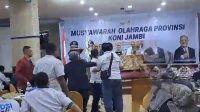 Musprov KONI Jambi ricuh