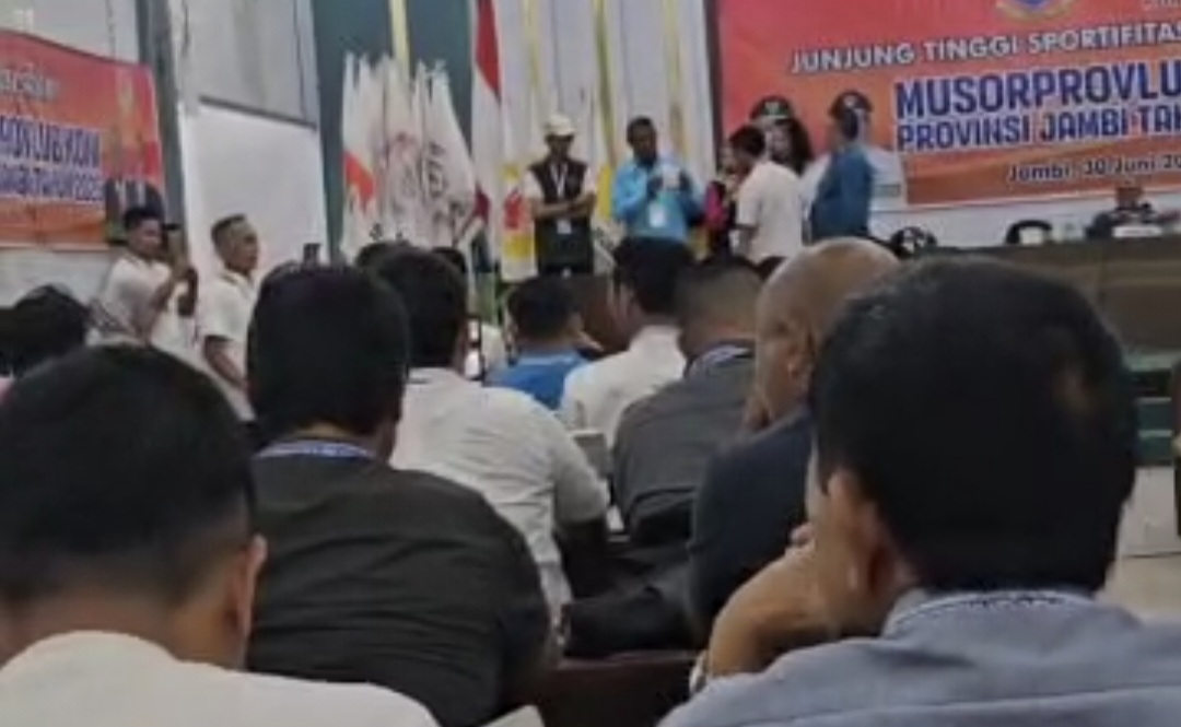 Detik-detik Mat Sanusi ditetapkan sebagai pemenang Ketua Umum KONI Provinsi Jambi