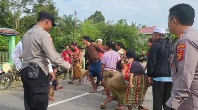 Seorang suku anak dalam diduga tertembak rekan sendiri (poto:tribunjambi)