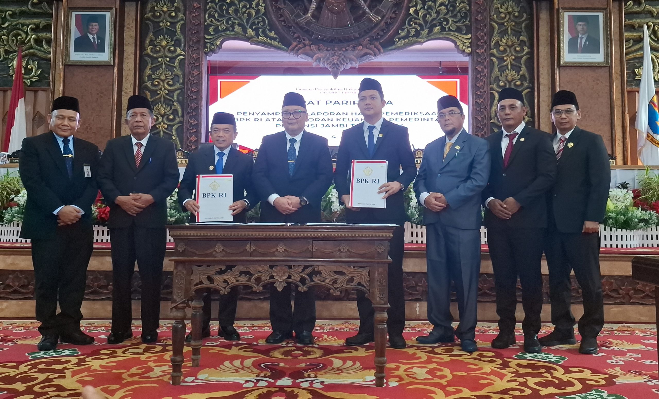Ketua DPRD Provinsi Jambi, M Hafiz Fattah apresiasi Pemprov Jambi usai menerima WTP ke-13