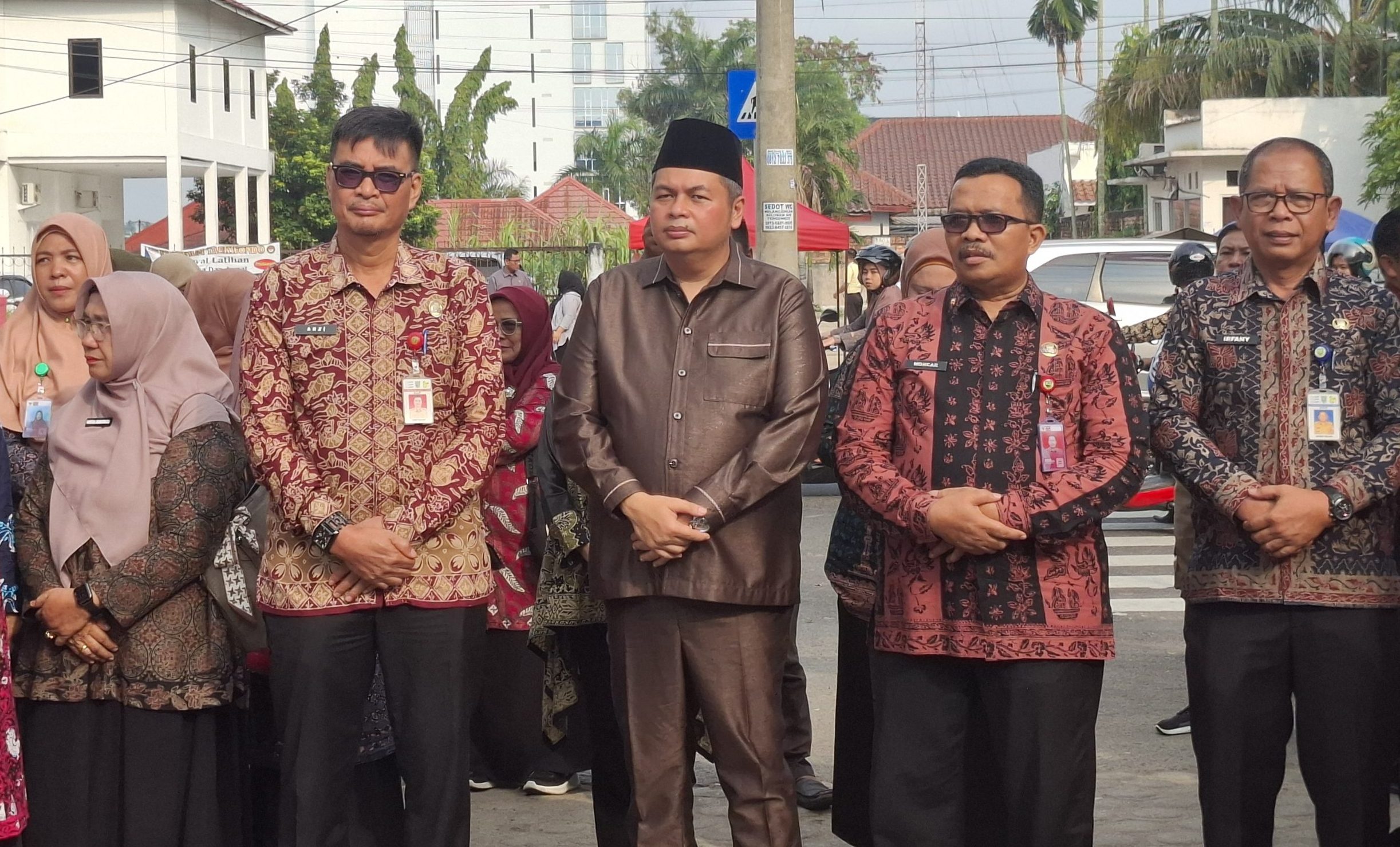 Ketua DPRD Kota Jambi, Kemas Faried Alfarelly menghadiri launching Gerakan Literasi dan Numerasi Kota Jambi Bahagia di SD Negeri 47 Kota Jambi