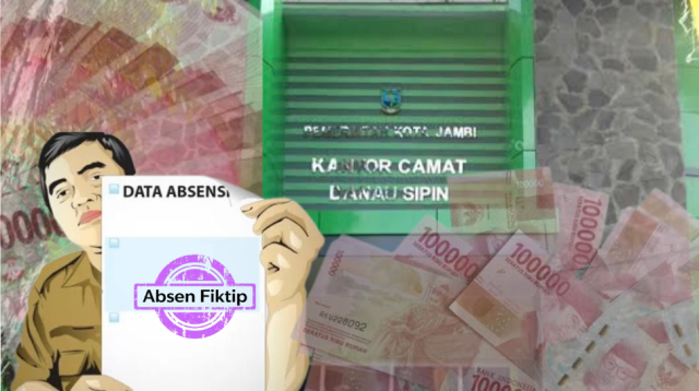 Ilustrasi absen fiktip di Kecamatan Danau Sipin rugikan daerah hingga puluhan juta rupiah