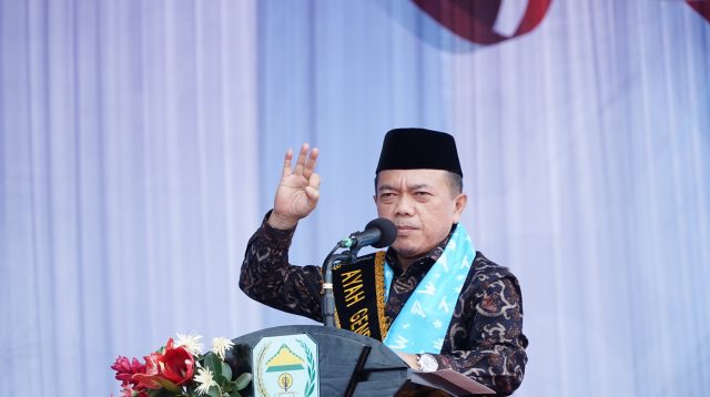 Gubernur Jambi Al Haris menghadiri Puncak peringatan hari keluarga nasional ke-32 Tahun tingkat Provinsi Jambi