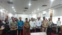 Siaran Pers Bersama Berita Resmi Statistik (BRS) periode Agustus 2025 yang dilaksanakan bersama KPW Bank Indonesia Provinsi Jambi, Kanwil DJPb Provinsi Jambi dan BAPPEDA Provinsi Jambi di Jambi, Selasa (5/8/2025). Materi kegiatan tersebut terkait Pertumbuhan Ekonomi Provinsi Jambi Triwulan II 2025. sumber: ANTARA