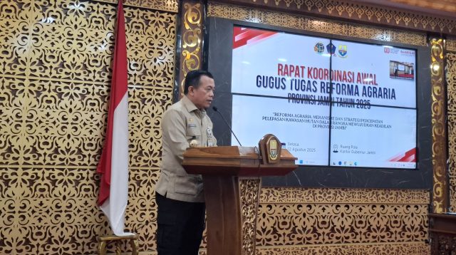 Gubernur Jambi Al Haris buka rakor awal gugus tugas reforma agraria 2025