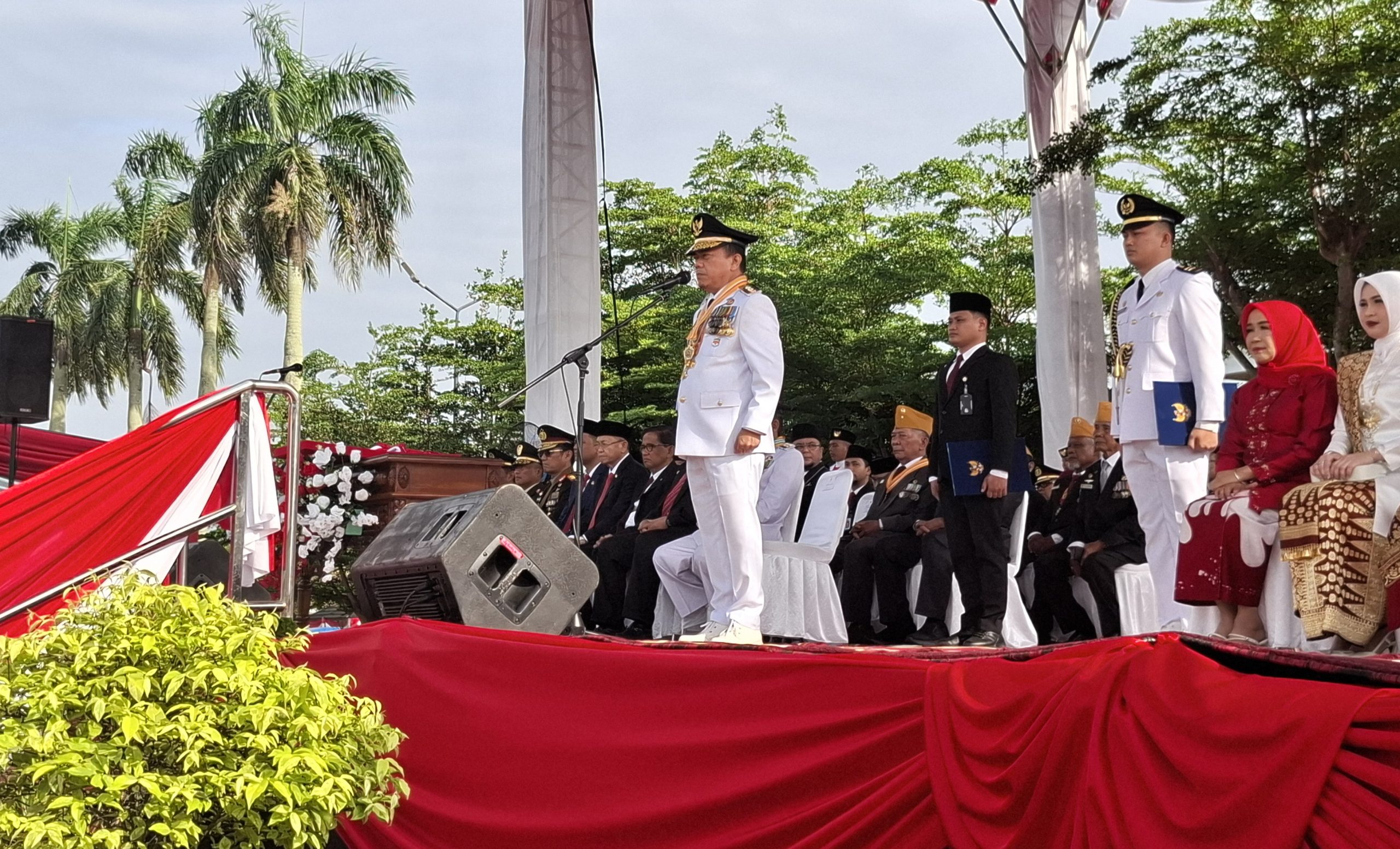 Gubernur Jambi Al Haris pimpin upacara peringatan HUT RI ke-80
