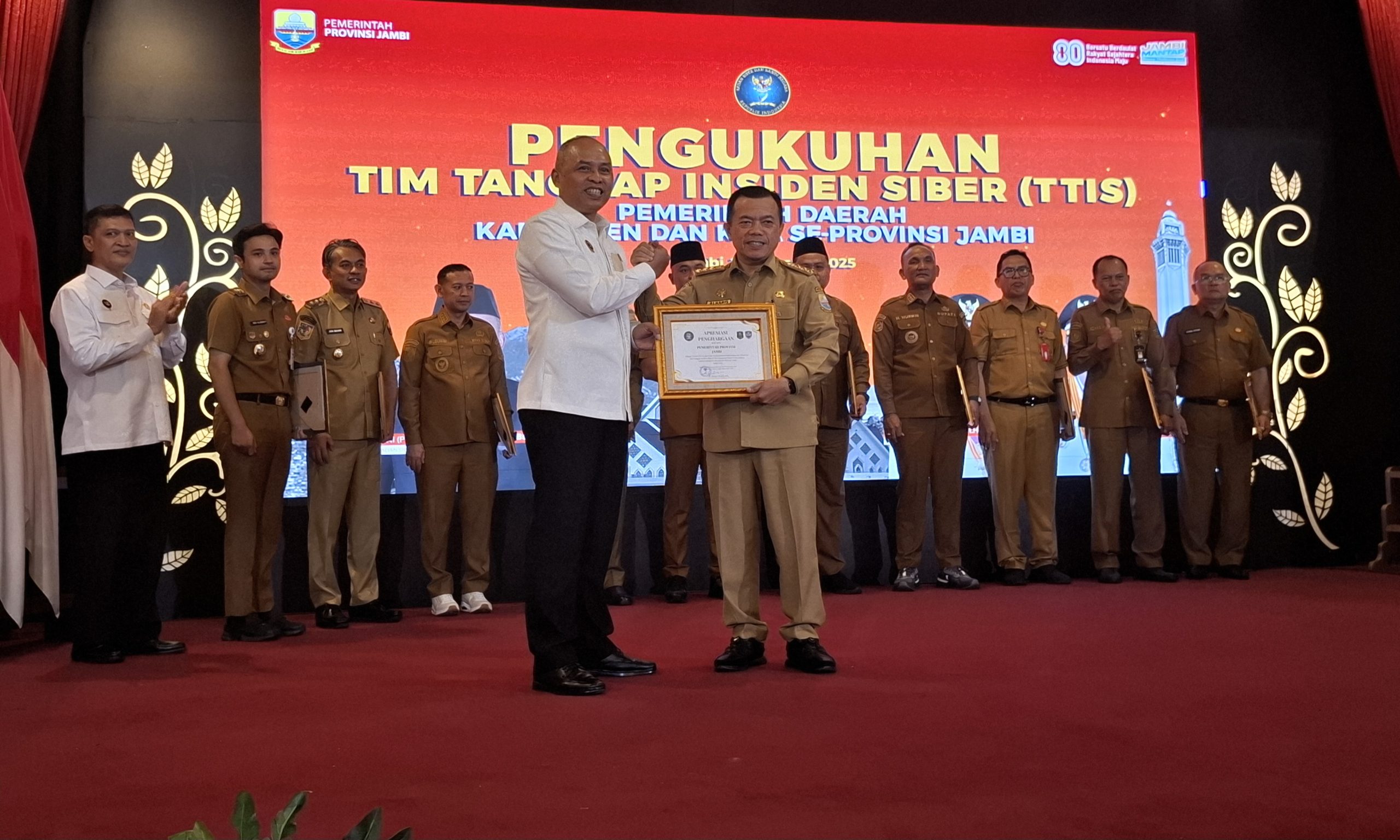 Kepala BSSN RI kukuhkan TTIS di 10 Kabupaten/Kota se-Provinsi Jambi