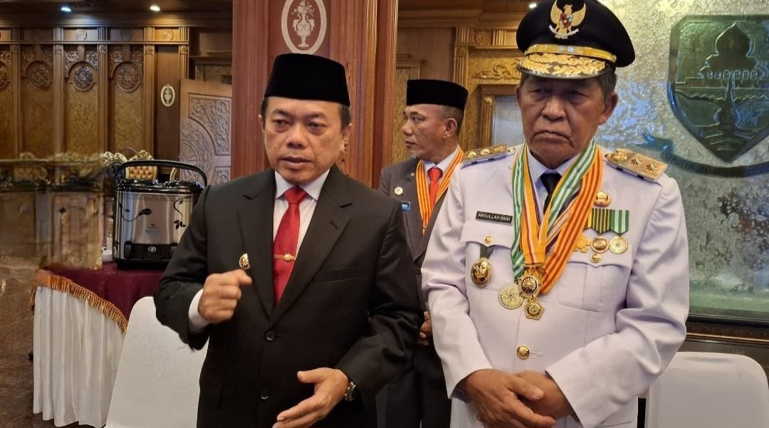 Gubernur Jambi Al Haris bersama Wakil Gubernur Jambi Abdullah Sani
