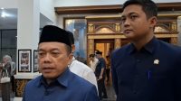 Gubernur Jambi Al Haris (kiri) bersama Ketua DPRD Provinsi Jambi, M Hafiz Fattah