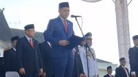 Ketua DPRD Provinsi Jambi, M Hafiz Fattah bacakan proklamasi di HUT RI ke-80