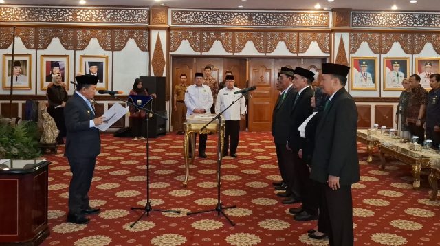 Pelantikan Pimpinan Baznas Provinsi Jambi periode 2025-2030